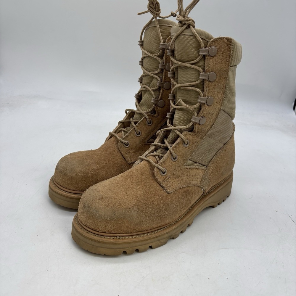 Altama Military Waterproof Combat Boots Womens 5.5 W Coyote Brown Workwear